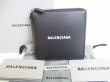 Photo1: BALENCIAGA Black Leather Bifold Round Zip Wallet Compact Wallet #8466