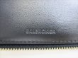 Photo10: BALENCIAGA Black Leather Bifold Round Zip Wallet Compact Wallet #8466