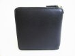 Photo2: BALENCIAGA Black Leather Bifold Round Zip Wallet Compact Wallet #8466