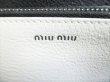 Photo10: miumiu Black Goat Leather MADRAS SPORT Round Zip Long Wallet #8467