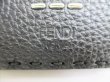 Photo11: FENDI Black Leather Silver H/W Credit Card Business Card Holder #8469