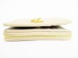 Photo5: Saint Laurent Paris YSL Motif Beige Leather Bifold Wallet #8471