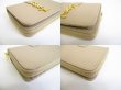 Photo7: Saint Laurent Paris YSL Motif Beige Leather Bifold Wallet #8471