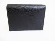 Photo2: GUCCI Marmont G Black Leather Bifold Wallet Compact Wallet #8493