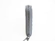 Photo4: BOTTEGA VENETA Intrecciato Gray Multicolor Leather Round Zip Wallet #8503