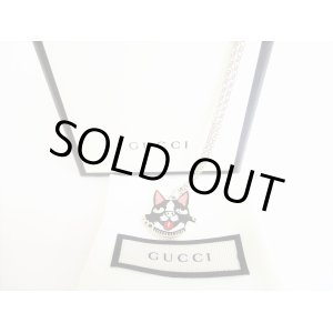 Photo: GUCCI BOSCO & ORSO Sterling Silver 925 Dog Motif Necklace #8504