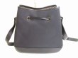 Photo2: HUNTING WORLD Black Canvas Leather Crossbody Bag Purse #8514