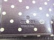 Photo10: GUCCI Interlocking G Purple Leather Dot Pattern 6 Pics Key Cases #8519