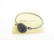 Photo1: BOTTEGA BENETA Sterling Silver Ag925 Black Bracelet Bangle #8533