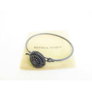 Photo: BOTTEGA BENETA Sterling Silver Ag925 Black Bracelet Bangle #8533