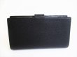 Photo2: CHANEL CC Logo Black Leather Bifold Long Wallet Purse #8538