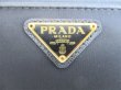 Photo10: PRADA Black Nylon Leather Gold H/W Round Zip Long Wallet #8544