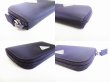 Photo7: PRADA Purple Nylon Leather Round Zip 6 Pics Key Cases #8576