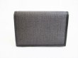 Photo2: BVLGARI Weekend PVC Canvas Leather Gray Business Card Case  #8584