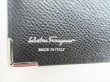 Photo10: Salvatore Ferragamo Gancini Black Leather Bifold Bill Wallet #8594