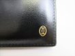 Photo11: Cartier Pasha de Cartier Black Leather Gold Logo Bifold Bill Wallet #8595