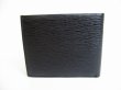 Photo2: Salvatore Ferragamo Gancini Black Leather Bifold Wallet #8635