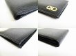 Photo7: Salvatore Ferragamo Gancini Black Leather Bifold Wallet #8635