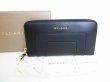 Photo1: BVLGARI Serpenti Forever Black Leather Round Zip Wallet Purse #8639