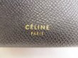 Photo10: CELINE Black Light Blue Leather Card Case Card Holder #8655