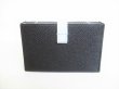 Photo2: CELINE Black Light Blue Leather Card Case Card Holder #8655