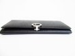 Photo5: BVLGARI Black Leather Logo Clip Bifold Long Wallet #8656