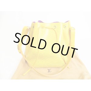 Photo: LOUIS VUITTON Epi Yellow Leather Shoulder Bag Purse Petit Noe #8668