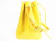 Photo3: LOUIS VUITTON Epi Yellow Leather Shoulder Bag Purse Petit Noe #8668