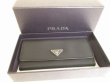 Photo12: PRADA Black Nylon Leather Bifold Long Wallet Purse #8688