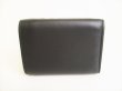 Photo2: BOTTEGA VENETA Intrecciato Black Leather Trifold Wallet Conpact Wallet #8690