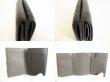 Photo8: BOTTEGA VENETA Intrecciato Black Leather Trifold Wallet Conpact Wallet #8690