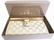 Photo12: GUCCI GG Brown Canvas Gold Leather Bifold Long Wallet #8699