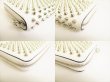 Photo7: Christian Louboutin Panettone White Leather Round Zip Wallet #8717