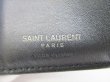 Photo10: Saint Laurent Paris YSL Black Leather Trifold Wallet Compact Wallet #8720