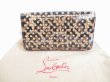 Photo1: Christian Louboutin Animal Patent Leather Long Wallet MACARON #8729