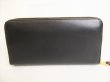 Photo2: miumiu Black Red Soft Calf Leather Round Zip Long Wallet #8735