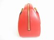 Photo4: LOUIS VUITTON Epi Red Leather Hand Bag Purse Jasmine #8736