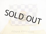 Photo: LOUIS VUITTON Damier Azur Leather Trifold Wallet Purse Joey #8741