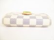 Photo6: LOUIS VUITTON Damier Azur Leather Trifold Wallet Purse Joey #8741