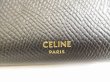 Photo10: CELINE Black Leather Large Flap Wallet Bifold Long Wallet #8742