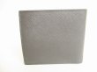 Photo2: PRADA Gray Tricolor Saffiano Leather Bifold Wallet Compact Wallet #8744