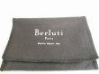 Photo12: Berluti Calligraphy Moss Green Leather Business Card Holder #8748