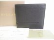 Photo1: BVLGARI Black Leather Black Bi-fold Wallet #8753