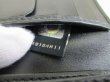 Photo11: BVLGARI Black Leather Black Bi-fold Wallet #8753