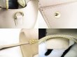 Photo11: Salvatore Ferragamo Beige Leather Gancini Hand Bag w/Strap Amy Small #8757