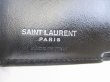 Photo10: Saint Laurent Paris YSL Black Leather Trifold Wallet Compact Wallet #8761