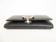 Photo5: BVLGARI Logo Clip Black Leather Coin Purse #8766