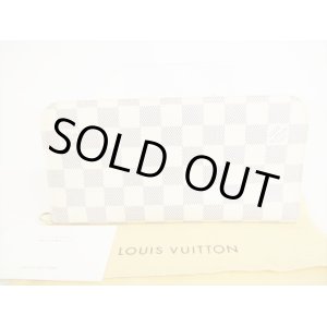 Photo: LOUIS VUITTON Leather Damier Azur Wallet Porte Feuille insolite #8776