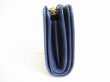 Photo3: PRADA Saffiano Blue Leather Bifold Wallet Compact Wallet #8777