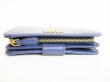 Photo6: PRADA Saffiano Blue Leather Bifold Wallet Compact Wallet #8777